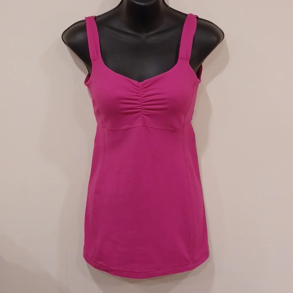 Lululemon Aria Tank II in "Raspberry"- Sz. 6 - Picture 8 of 12